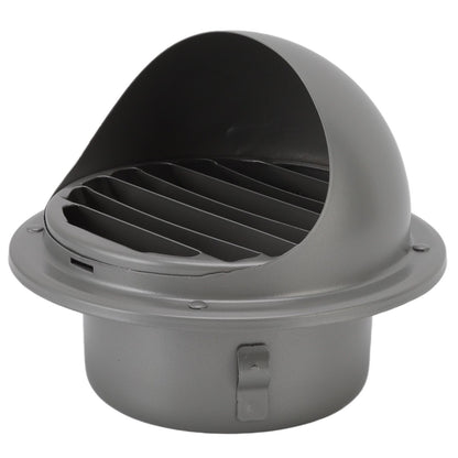 Stainless Steel Round Air Vent Louvered Cover Waterproof Windproof External Wall Vent Outlet for Ventilation V1294-YM3112220074011-0421
