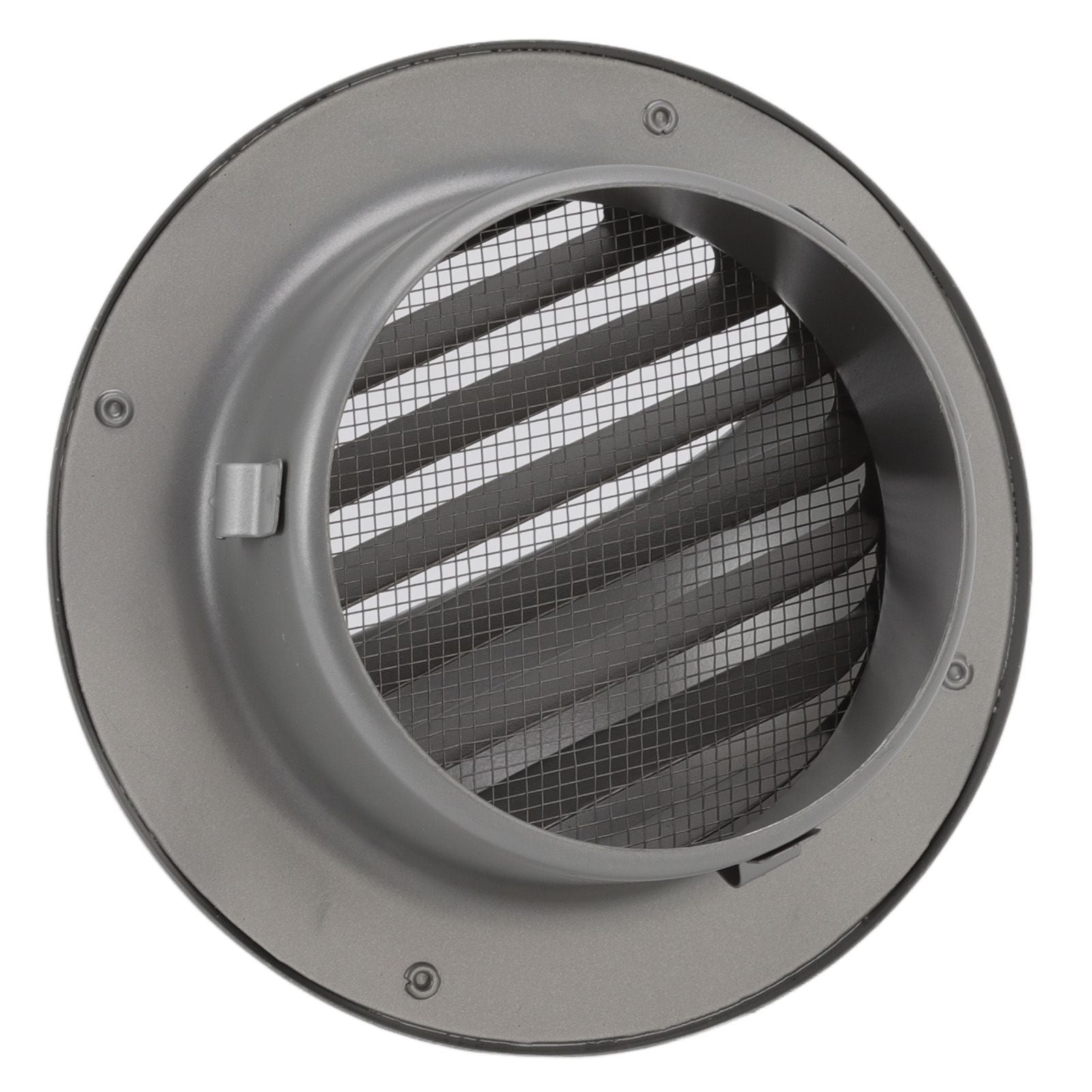 Stainless Steel Round Air Vent Louvered Cover Waterproof Windproof External Wall Vent Outlet for Ventilation V1294-YM3112220074011-0421