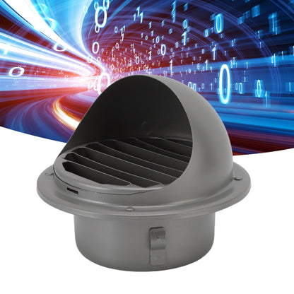 Stainless Steel Round Air Vent Louvered Cover Waterproof Windproof External Wall Vent Outlet for Ventilation V1294-YM3112220074011-0421