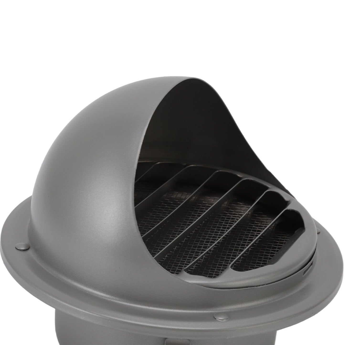 Stainless Steel Round Air Vent Louvered Cover Waterproof Windproof External Wall Vent Outlet for Ventilation V1294-YM3112220074011-0421