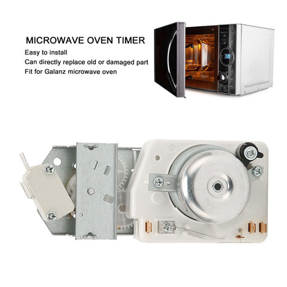 Microwave Oven Timer Stainless Steel Lightweight Time Controller with Barbecue Function for Galanz 220-240V V1294-YM3113220208011-0421