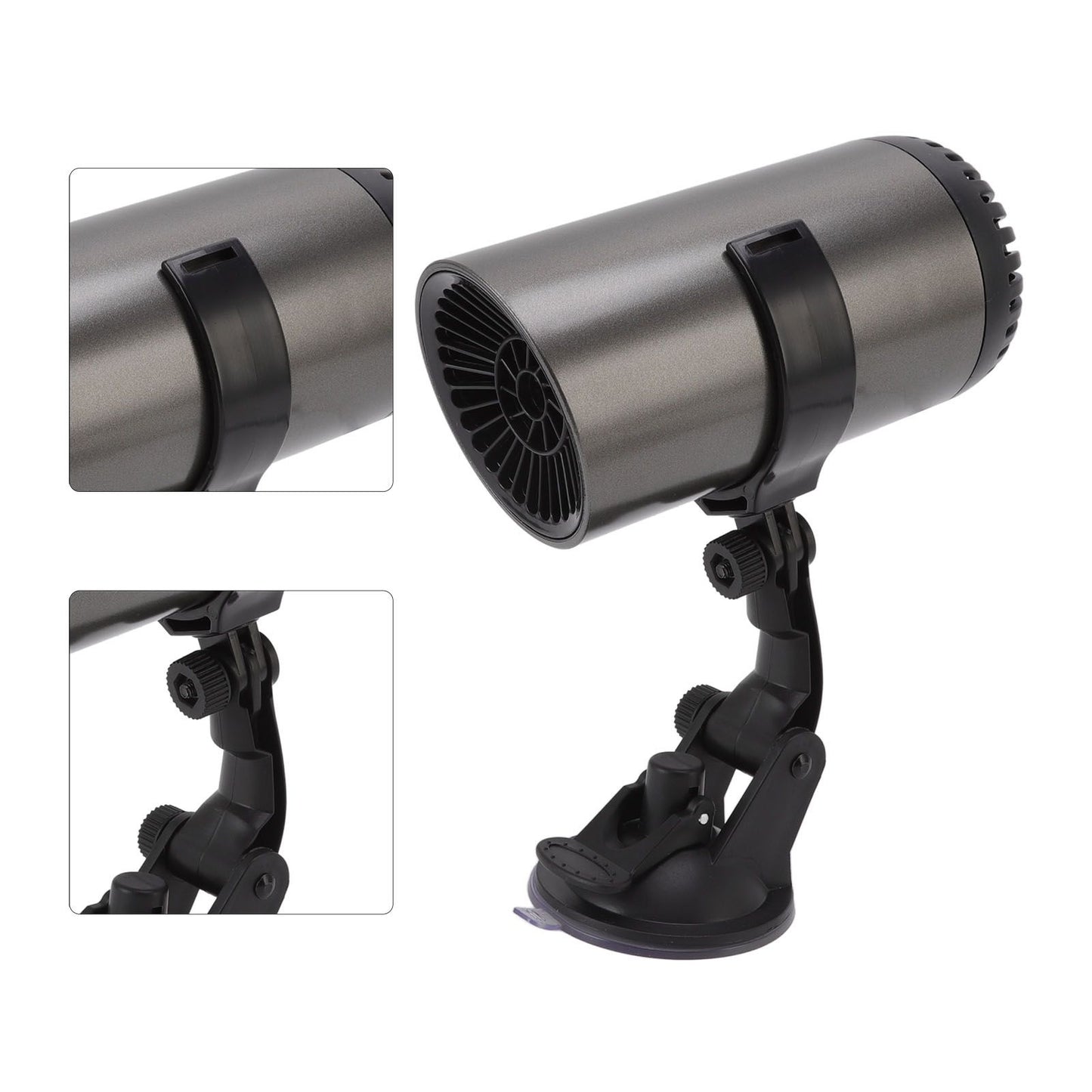 Car Heater Front Windshield Defogging Heater Defroster Car Air Purifying Heater 12V with Suction Cup Bracket V1294-YM3113220209411-0421