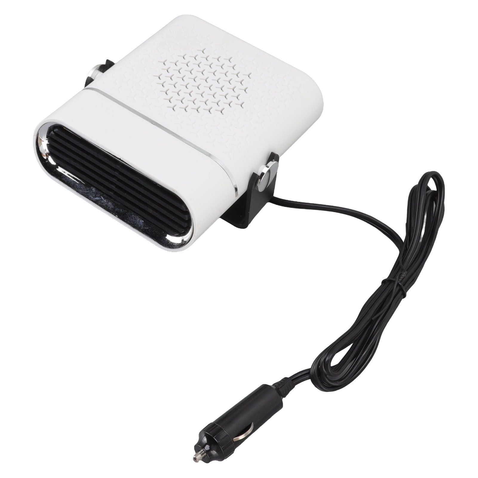 Car Heater Portable Fast Heating 360 Degree Rotation Car Heater Windscreen Defroster Defogger 12V White V1294-YM3113220209811-0421