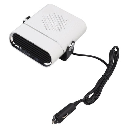 Car Heater Portable Fast Heating 360 Degree Rotation Car Heater Windscreen Defroster Defogger 12V White V1294-YM3113220209811-0421