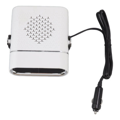 Car Heater Portable Fast Heating 360 Degree Rotation Car Heater Windscreen Defroster Defogger 12V White V1294-YM3113220209811-0421