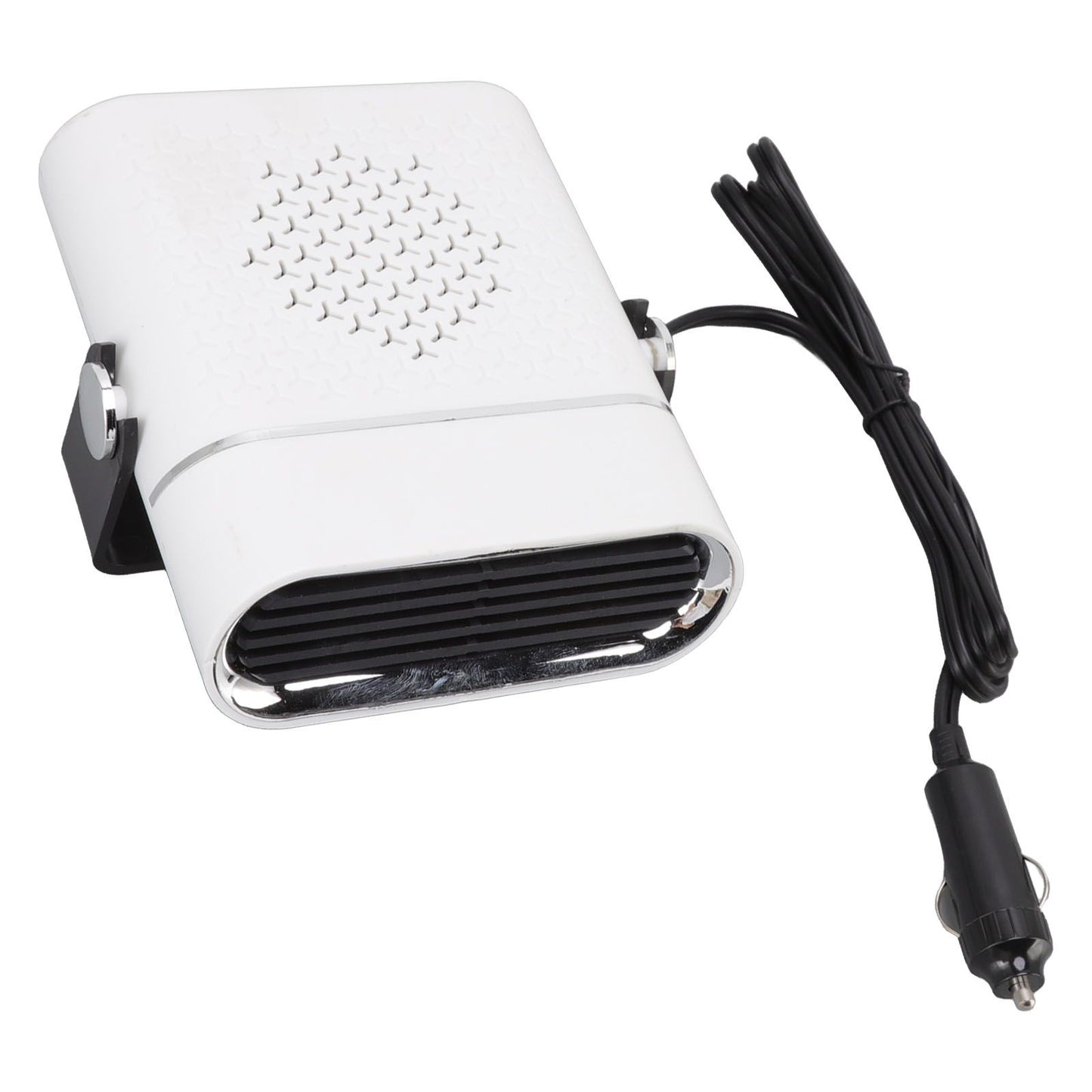 Car Heater Portable Fast Heating 360 Degree Rotation Car Heater Windscreen Defroster Defogger 12V White V1294-YM3113220209811-0421