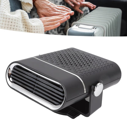 Car Heater Portable Fast Heating 360 Degree Rotation Car Heater Windscreen Defroster Defogger 12V Black V1294-YM3113220209812-0421
