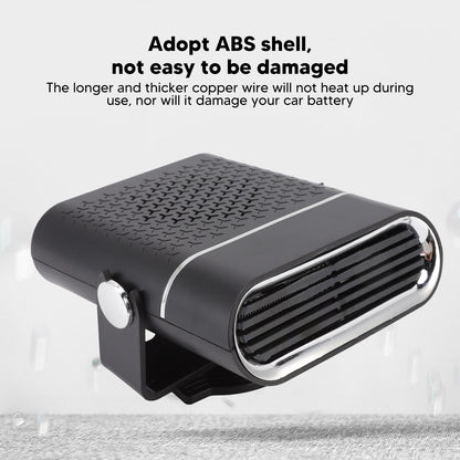 Car Heater Portable Fast Heating 360 Degree Rotation Car Heater Windscreen Defroster Defogger 12V Black V1294-YM3113220209812-0421
