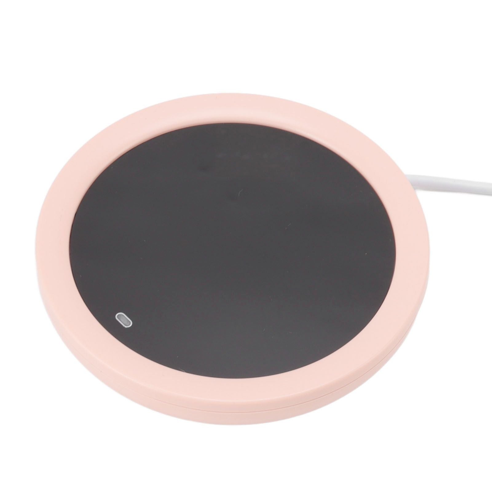 USB Coffee Mug Warmer Electric Gravity Switch 55 Celsius Degree Milk Heating Plate for Office Pink V1294-YM3113220213811-0421