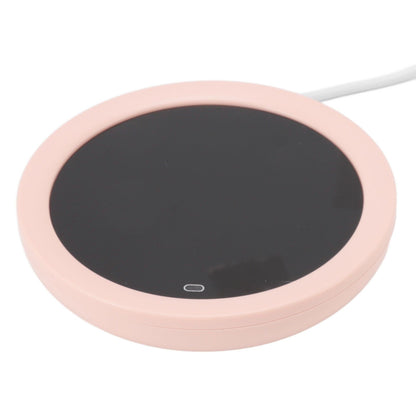 USB Coffee Mug Warmer Electric Gravity Switch 55 Celsius Degree Milk Heating Plate for Office Pink V1294-YM3113220213811-0421