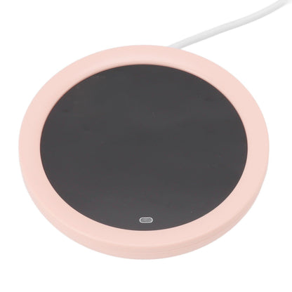 USB Coffee Mug Warmer Electric Gravity Switch 55 Celsius Degree Milk Heating Plate for Office Pink V1294-YM3113220213811-0421