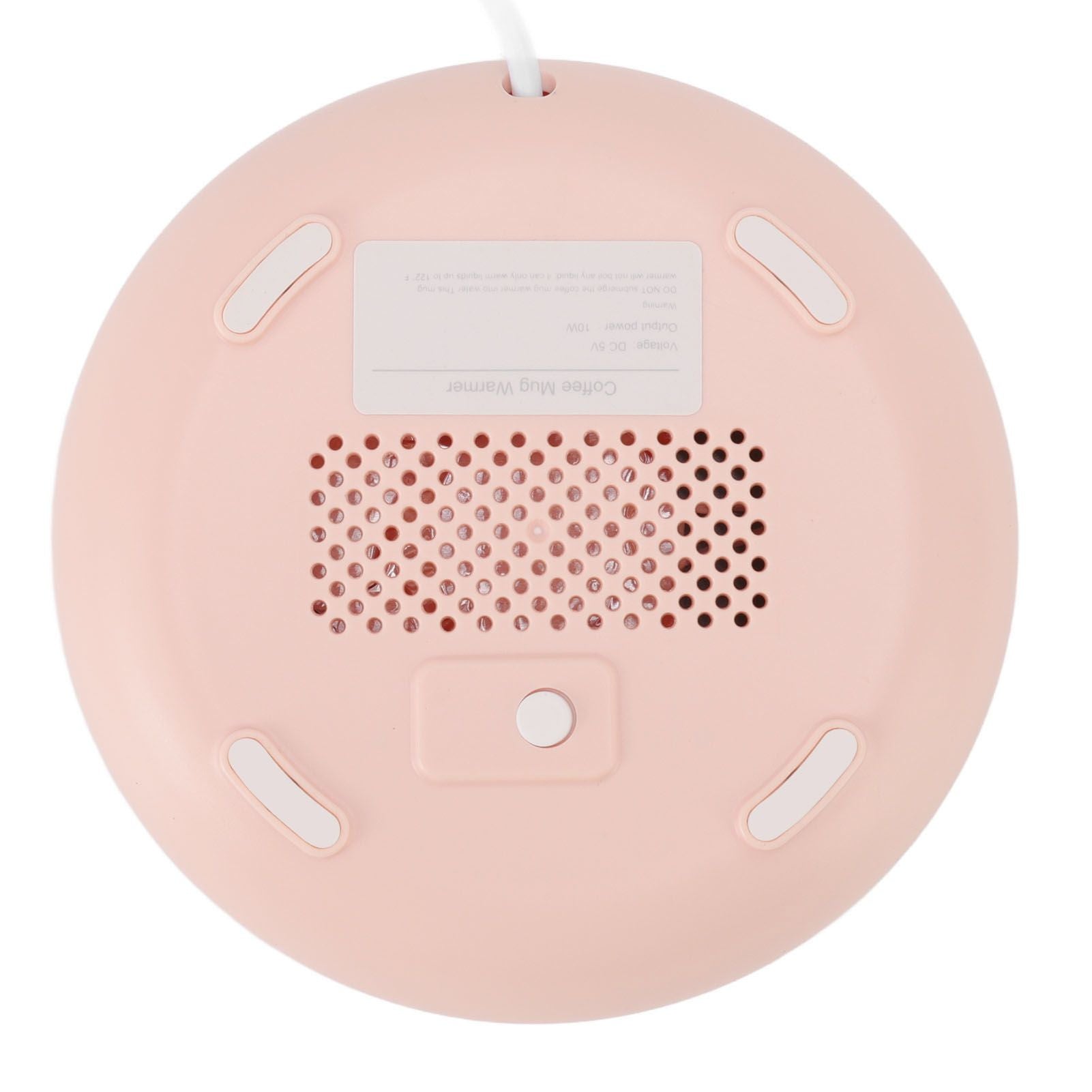 USB Coffee Mug Warmer Electric Gravity Switch 55 Celsius Degree Milk Heating Plate for Office Pink V1294-YM3113220213811-0421