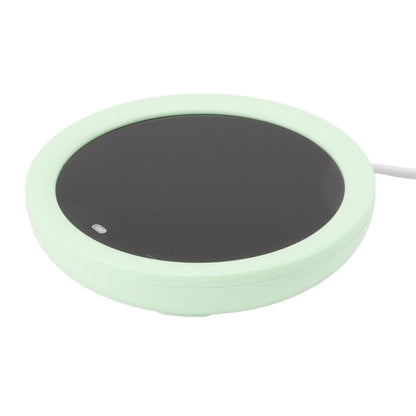 USB Coffee Mug Warmer Electric Gravity Switch 55 Celsius Degree Milk Heating Plate for Office Green V1294-YM3113220213812-0421