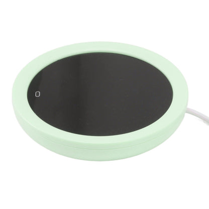 USB Coffee Mug Warmer Electric Gravity Switch 55 Celsius Degree Milk Heating Plate for Office Green V1294-YM3113220213812-0421