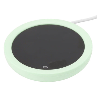USB Coffee Mug Warmer Electric Gravity Switch 55 Celsius Degree Milk Heating Plate for Office Green V1294-YM3113220213812-0421