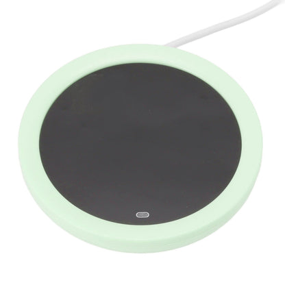 USB Coffee Mug Warmer Electric Gravity Switch 55 Celsius Degree Milk Heating Plate for Office Green V1294-YM3113220213812-0421