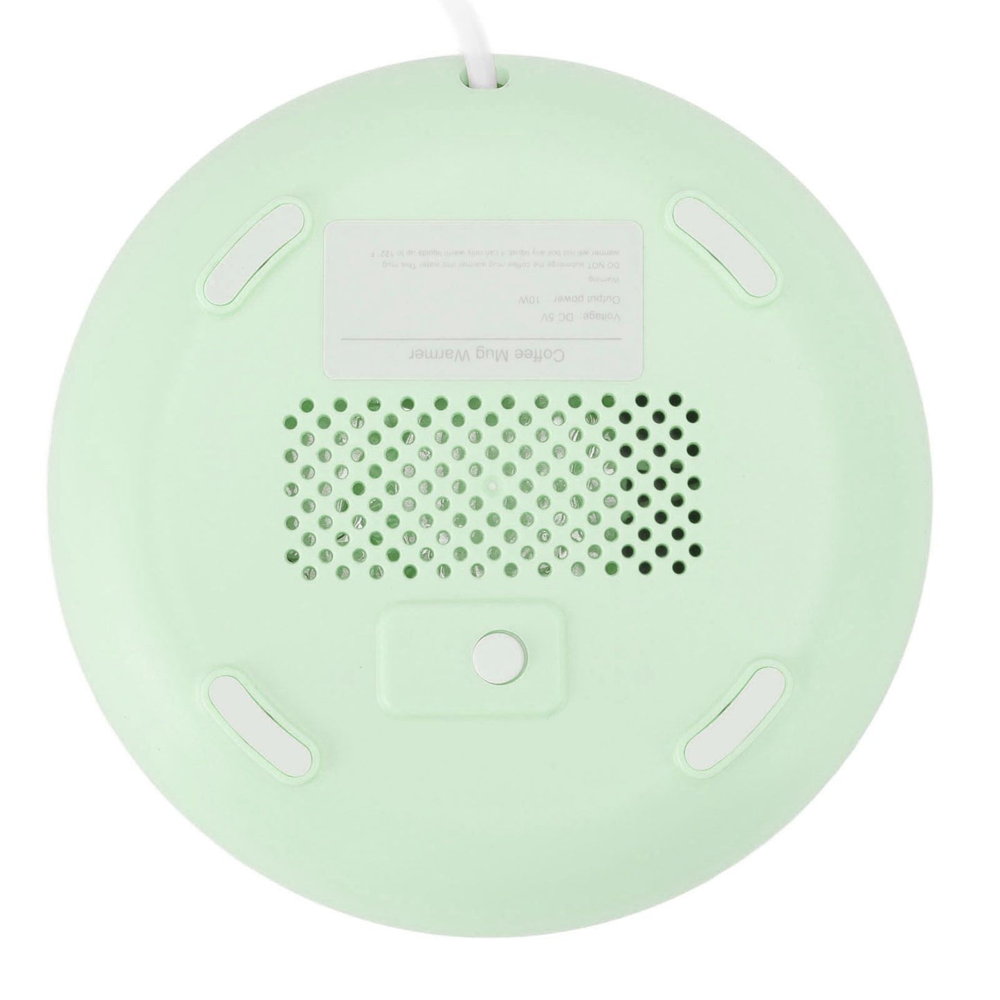 USB Coffee Mug Warmer Electric Gravity Switch 55 Celsius Degree Milk Heating Plate for Office Green V1294-YM3113220213812-0421
