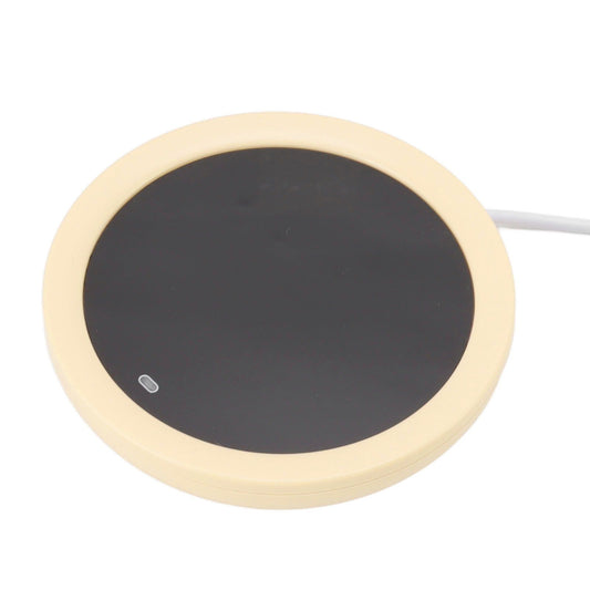USB Coffee Mug Warmer Electric Gravity Switch 55 Celsius Degree Milk Heating Plate for Office Yellow V1294-YM3113220213813-0421
