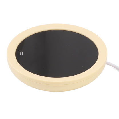 USB Coffee Mug Warmer Electric Gravity Switch 55 Celsius Degree Milk Heating Plate for Office Yellow V1294-YM3113220213813-0421