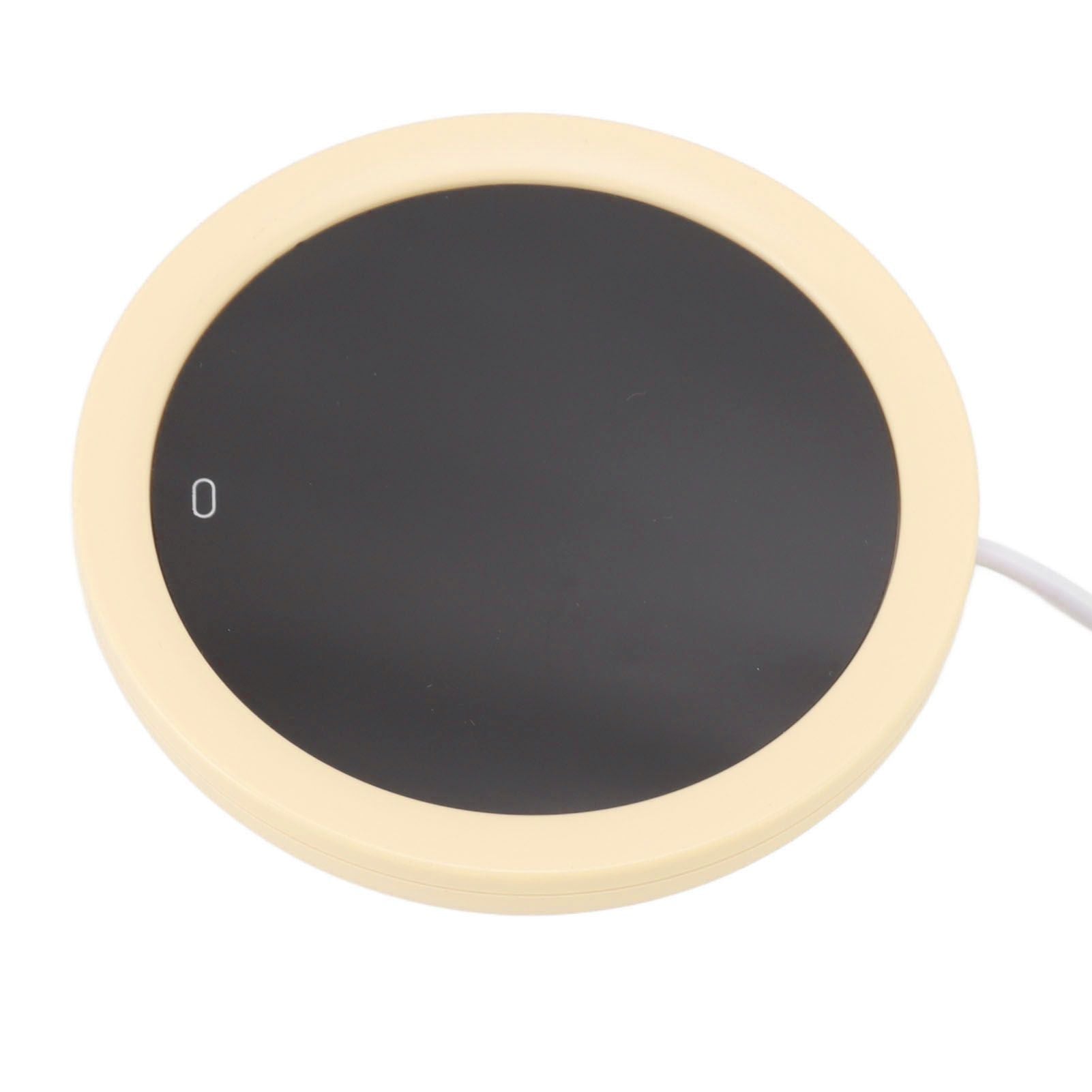 USB Coffee Mug Warmer Electric Gravity Switch 55 Celsius Degree Milk Heating Plate for Office Yellow V1294-YM3113220213813-0421