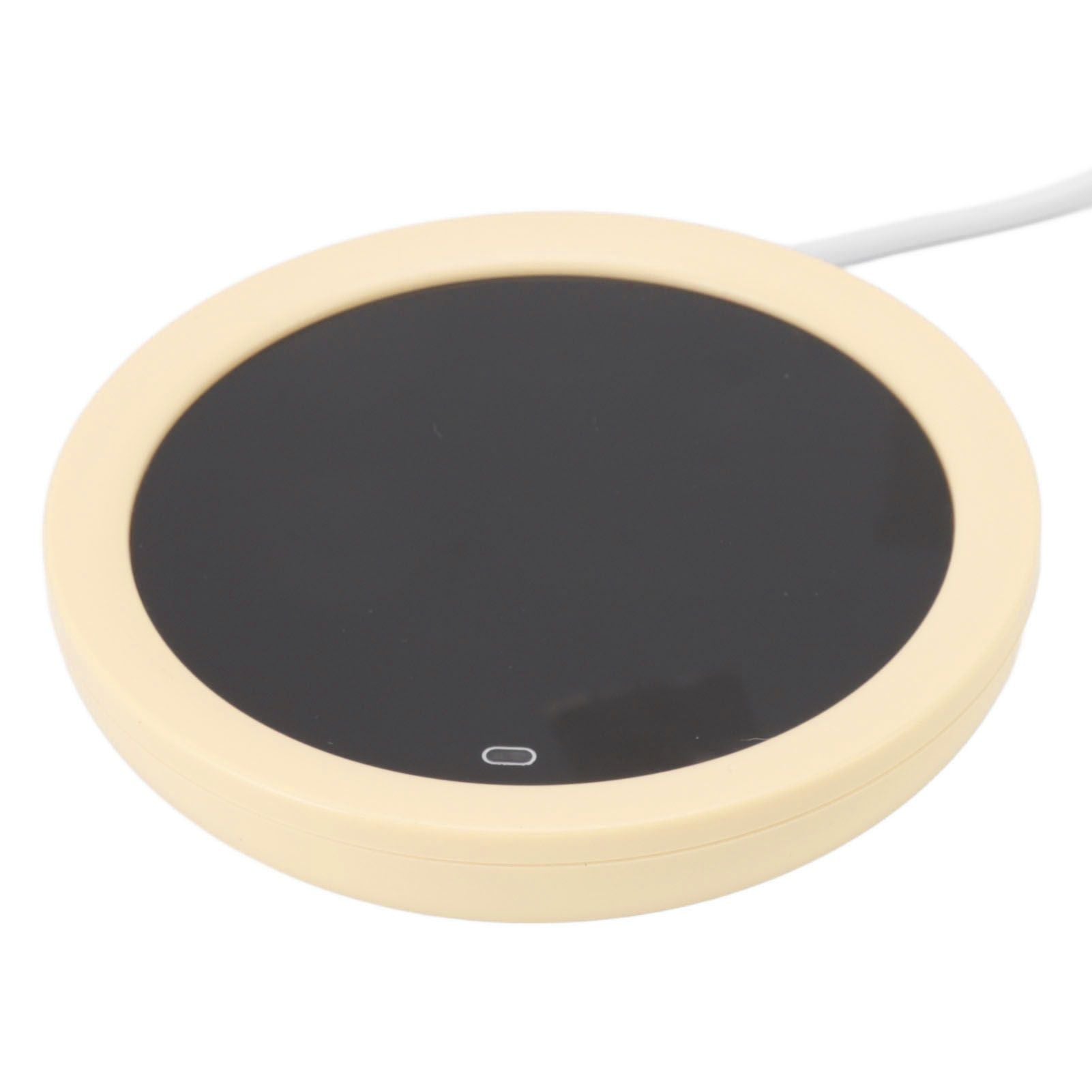 USB Coffee Mug Warmer Electric Gravity Switch 55 Celsius Degree Milk Heating Plate for Office Yellow V1294-YM3113220213813-0421