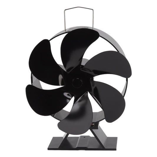 6 Blades Fireplace Fan Thermoelectric Module Wood Stove Fan Heat Powered Wood Burning Air Circulation Fan for V1294-YM3113220215411-0421