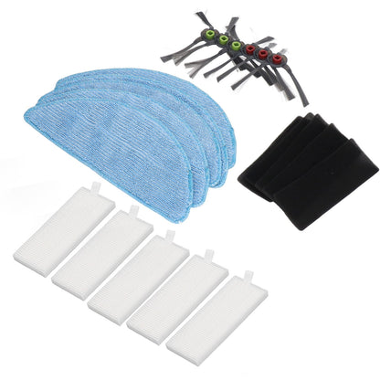 Robot Cleaner Rag Filter Set Replaceable Reusable Robot Cleaner Side Brush Set for Yeedi K600 K700 K680 V1294-YM3113220216911-0421
