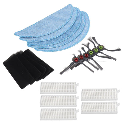 Robot Cleaner Rag Filter Set Replaceable Reusable Robot Cleaner Side Brush Set for Yeedi K600 K700 K680 V1294-YM3113220216911-0421
