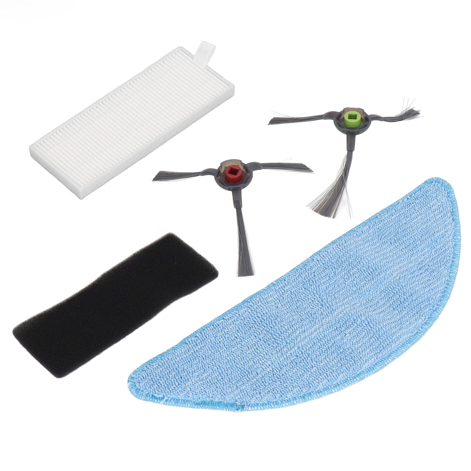 Robot Cleaner Rag Filter Set Replaceable Reusable Robot Cleaner Side Brush Set for Yeedi K600 K700 K680 V1294-YM3113220216911-0421