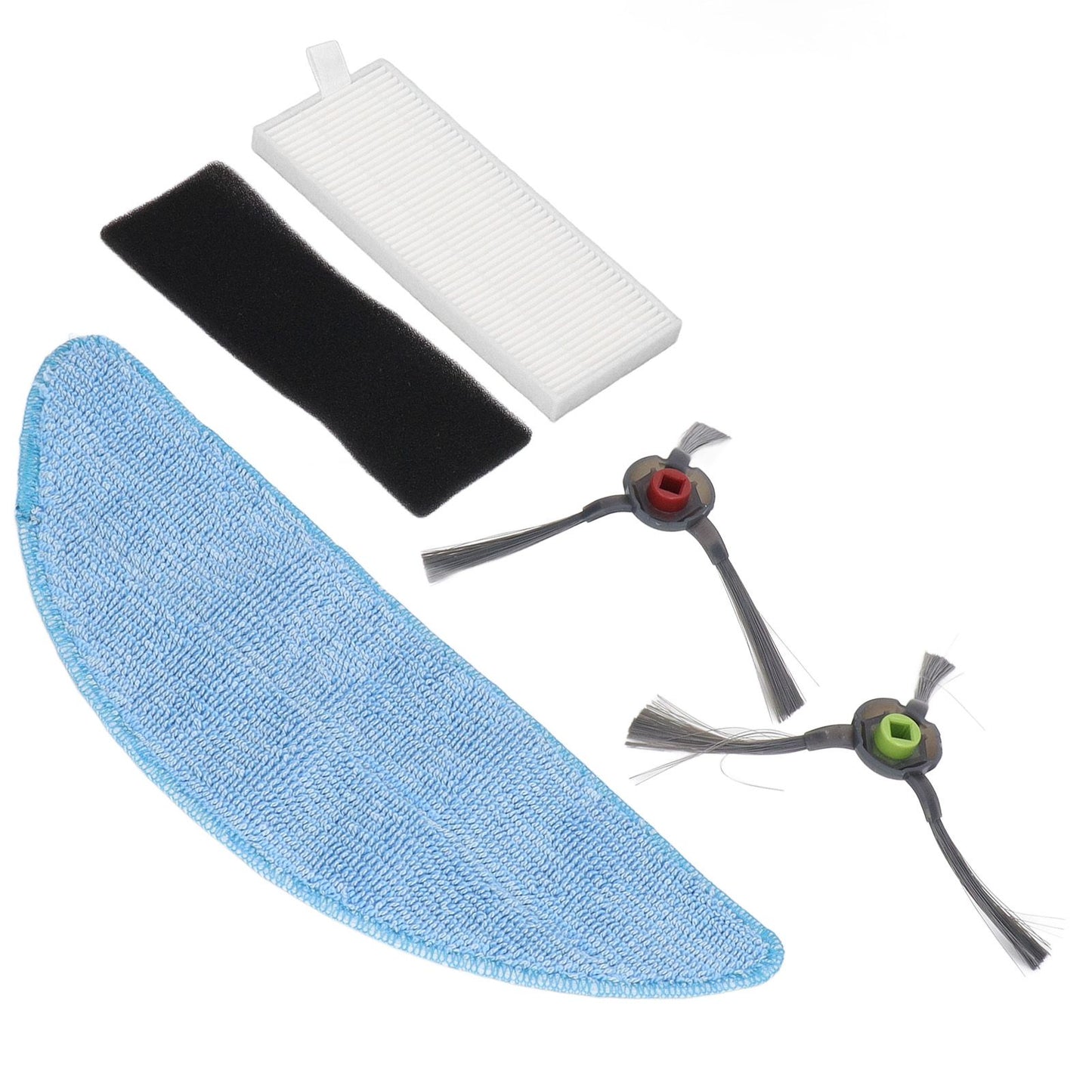 Robot Cleaner Rag Filter Set Replaceable Reusable Robot Cleaner Side Brush Set for Yeedi K600 K700 K680 V1294-YM3113220216911-0421