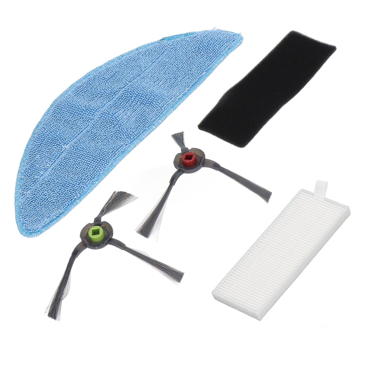 Robot Cleaner Rag Filter Set Replaceable Reusable Robot Cleaner Side Brush Set for Yeedi K600 K700 K680 V1294-YM3113220216911-0421