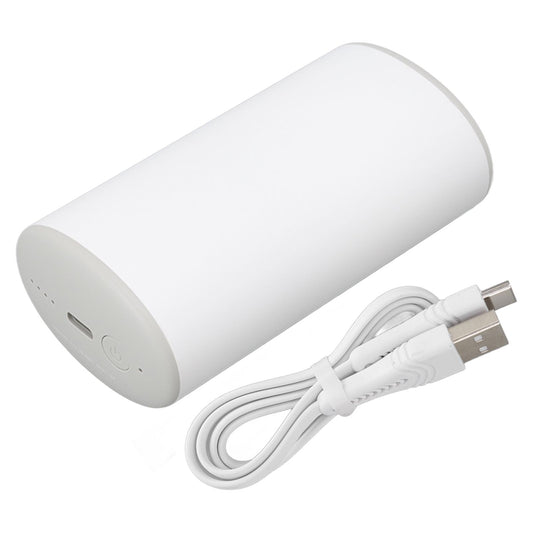 6000mAh Mini Hand Warmer Two Gears Double Protection USB Charging Pocket Heater for Winter Outdoor White V1294-YM3113220218111-0421