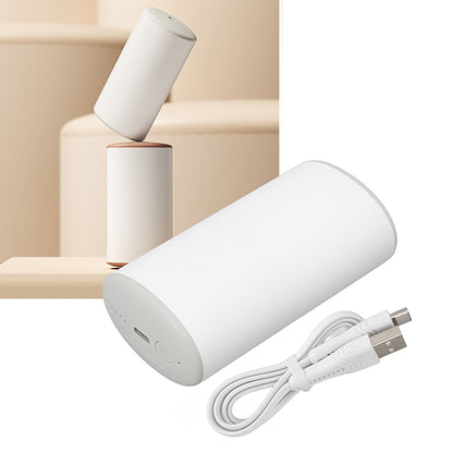 6000mAh Mini Hand Warmer Two Gears Double Protection USB Charging Pocket Heater for Winter Outdoor White V1294-YM3113220218111-0421