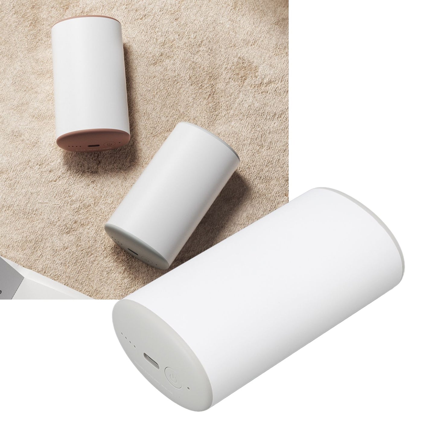 6000mAh Mini Hand Warmer Two Gears Double Protection USB Charging Pocket Heater for Winter Outdoor White V1294-YM3113220218111-0421
