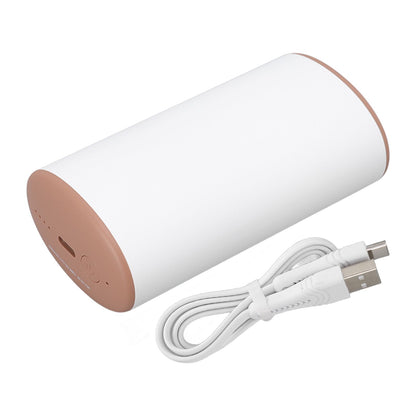 6000mAh Mini Hand Warmer Two Gears Double Protection USB Charging Pocket Heater for Winter Outdoor Brown V1294-YM3113220218112-0421