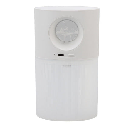 Mini Humidifier Quiet USB Rechargeable Fine Mist Portable Desktop Humidifier with Night Light for Home Office V1294-YM3113220219511-0421