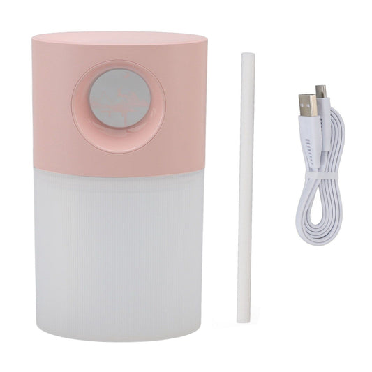 Mini Humidifier Quiet USB Rechargeable Fine Mist Portable Desktop Humidifier with Night Light for Home Office V1294-YM3113220219512-0421