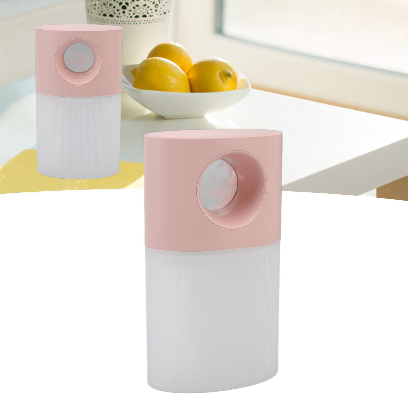 Mini Humidifier Quiet USB Rechargeable Fine Mist Portable Desktop Humidifier with Night Light for Home Office V1294-YM3113220219512-0421