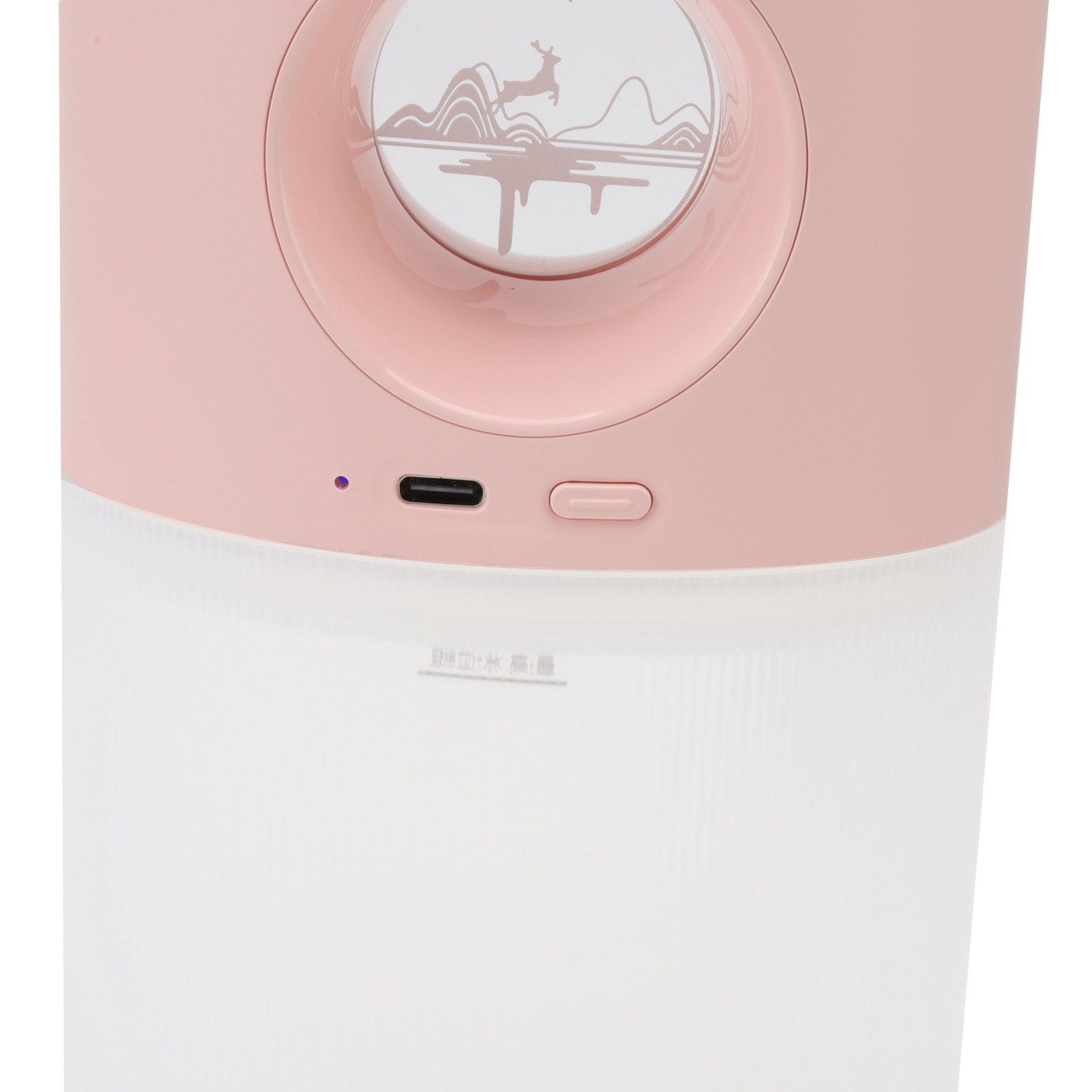 Mini Humidifier Quiet USB Rechargeable Fine Mist Portable Desktop Humidifier with Night Light for Home Office V1294-YM3113220219512-0421