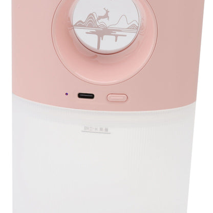 Mini Humidifier Quiet USB Rechargeable Fine Mist Portable Desktop Humidifier with Night Light for Home Office V1294-YM3113220219512-0421