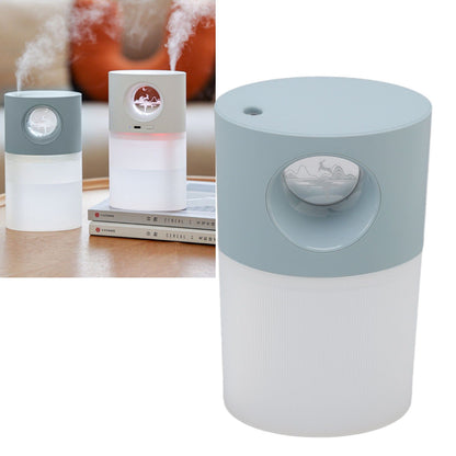 Mini Humidifier Quiet USB Rechargeable Fine Mist Portable Desktop Humidifier with Night Light for Home Office V1294-YM3113220219513-0421