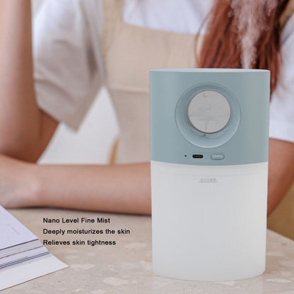 Mini Humidifier Quiet USB Rechargeable Fine Mist Portable Desktop Humidifier with Night Light for Home Office V1294-YM3113220219513-0421