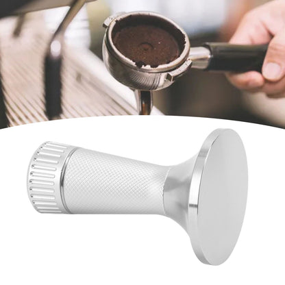 Coffee Tamper Stirrer Set Stainless Steel 2 in 1 58.3mm Coffee Tamper Distribution Needle for Kitchen Silver V1294-YM3113220220012-0421