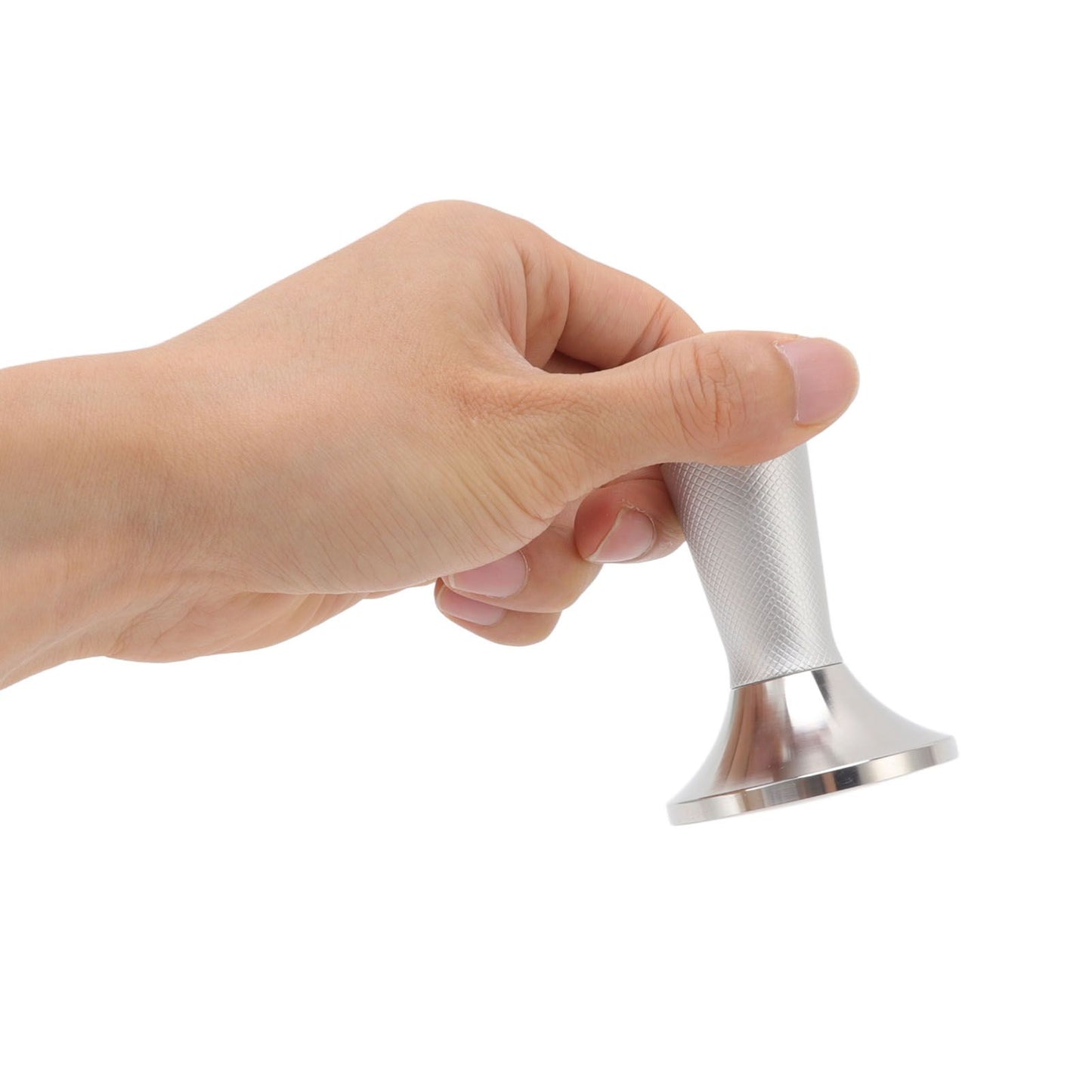 Coffee Tamper Stirrer Set Stainless Steel 2 in 1 58.3mm Coffee Tamper Distribution Needle for Kitchen Silver V1294-YM3113220220012-0421