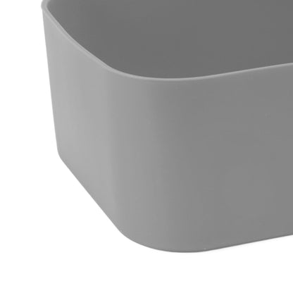 2Set Rectangular Fryer Silicone Pot Fryer Silicone Liners Rectangular Basket for Ninja DZ201 Foodi 8QT Grey V1294-YM3113220220614-0421