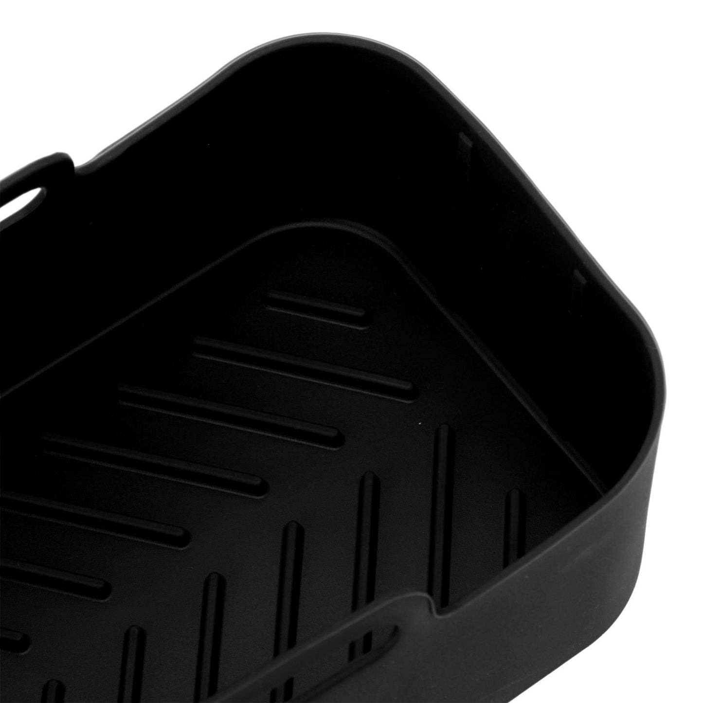 2 Sets Kitchen Fryer Silicone Basket and Mat Reusable Non Stick Rectangular Air Oven Accessories for Ninja V1294-YM3113220220811-0421