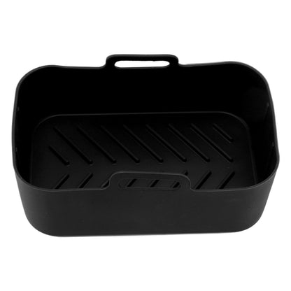 2 Sets Kitchen Fryer Silicone Basket and Mat Reusable Non Stick Rectangular Air Oven Accessories for Ninja V1294-YM3113220220811-0421