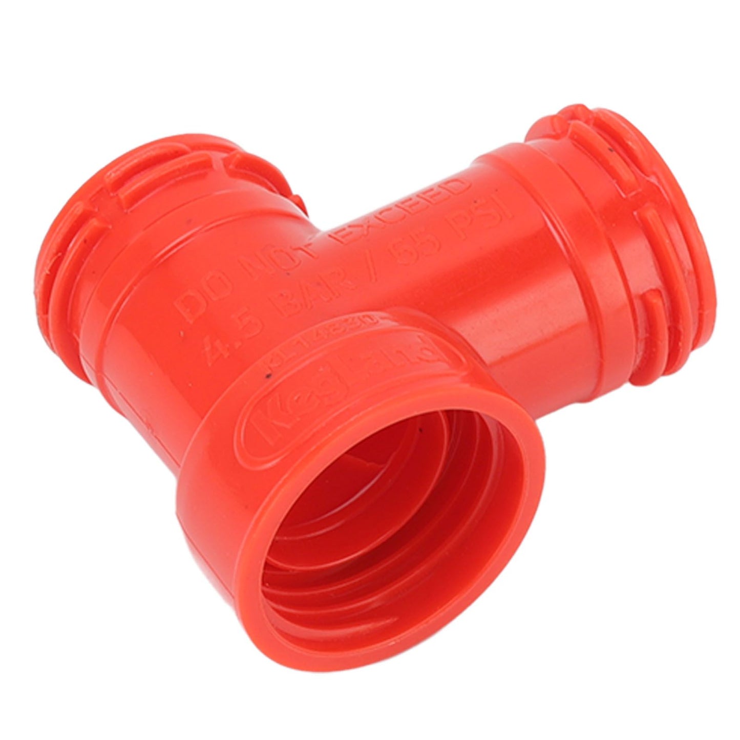 Beer Barrel Tee Adapter Plastic Carbonation Cap Tee Fitting Adapter Oxygen Free Brewing Soda PET Bottles V1294-YM3113220223011-0421