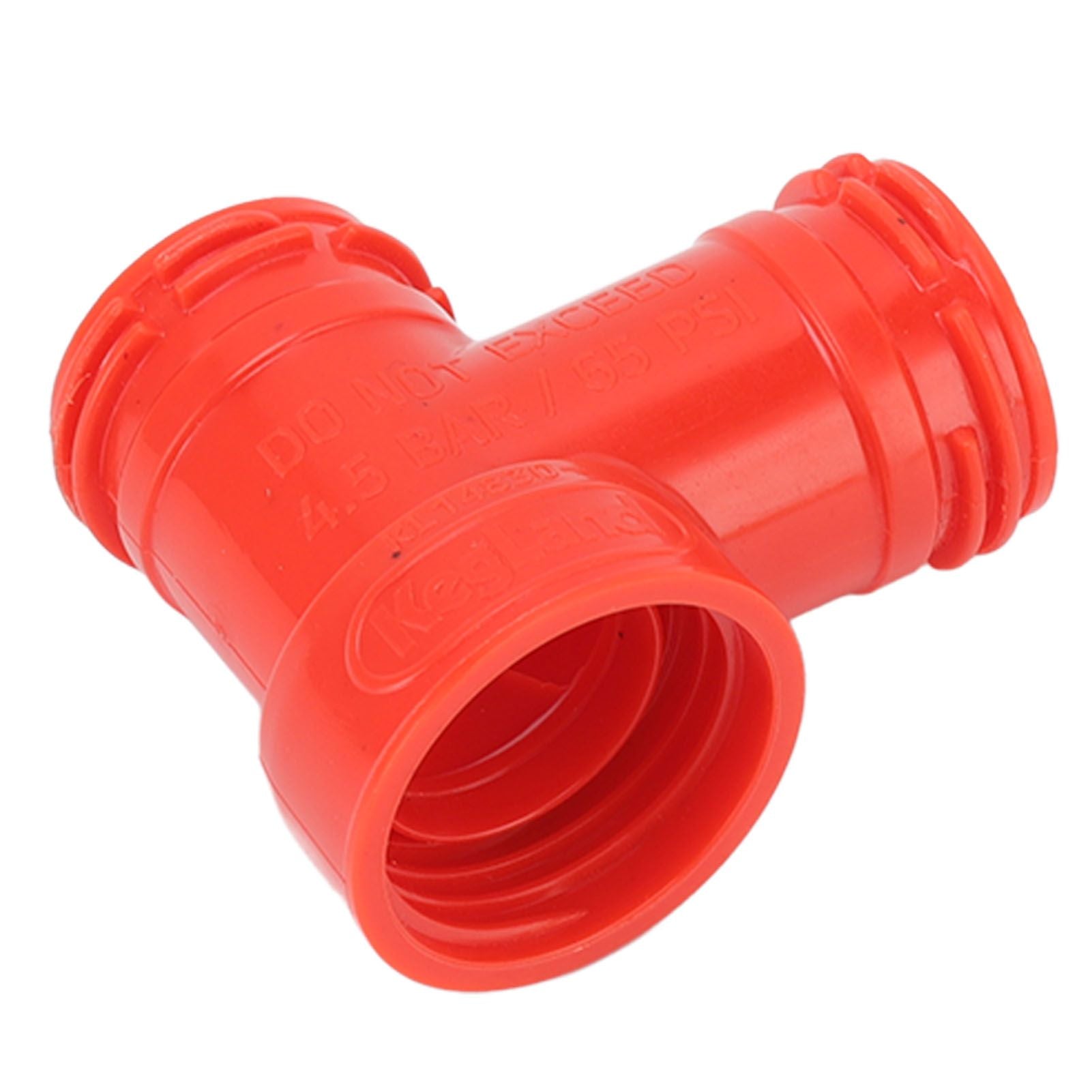 Beer Barrel Tee Adapter Plastic Carbonation Cap Tee Fitting Adapter Oxygen Free Brewing Soda PET Bottles V1294-YM3113220223011-0421