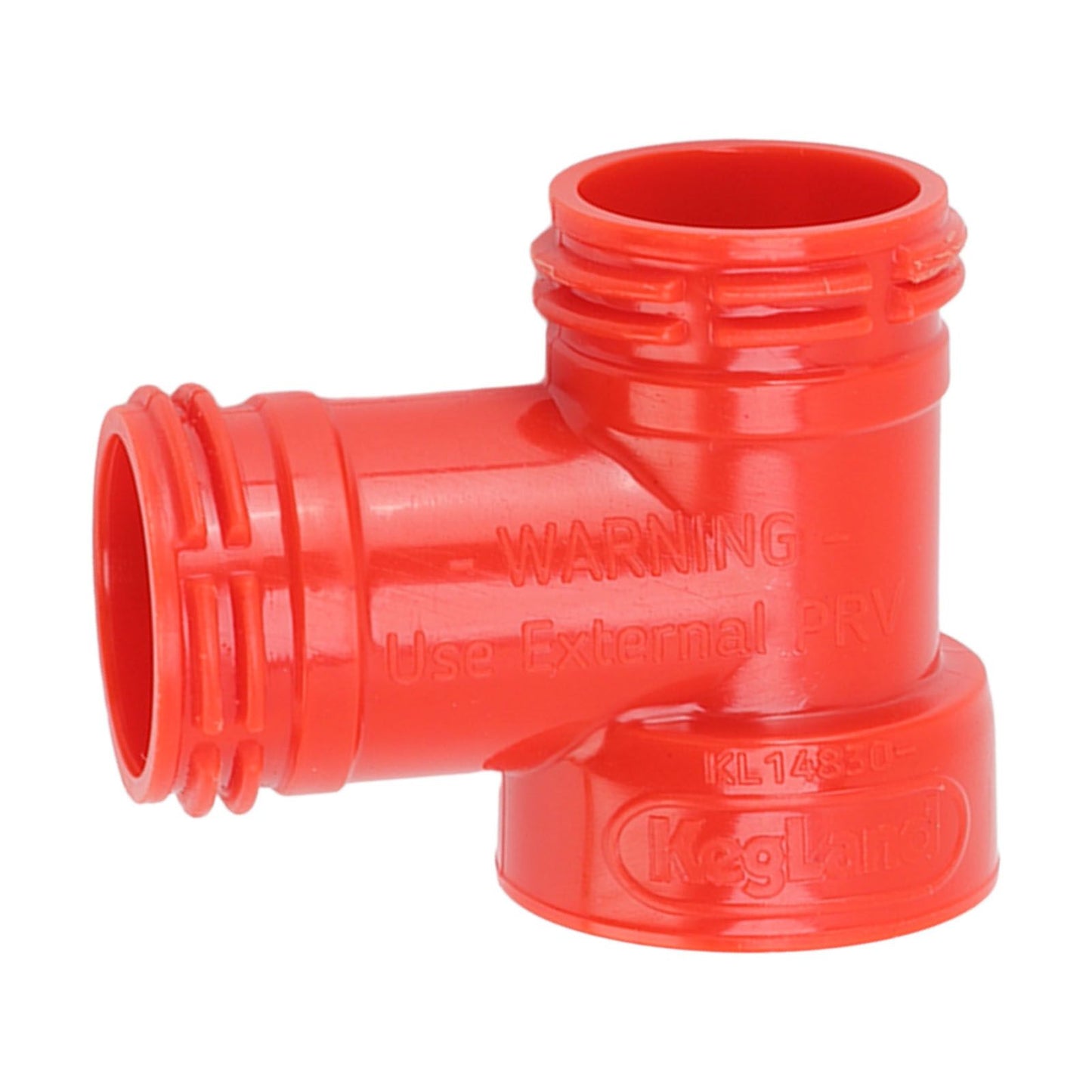 Beer Barrel Tee Adapter Plastic Carbonation Cap Tee Fitting Adapter Oxygen Free Brewing Soda PET Bottles V1294-YM3113220223011-0421